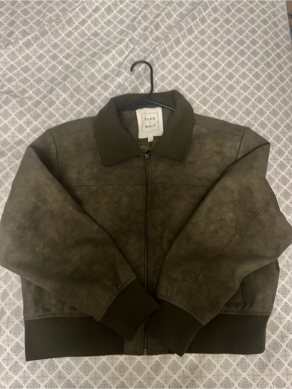 Women’s Olive Bomber Jacket